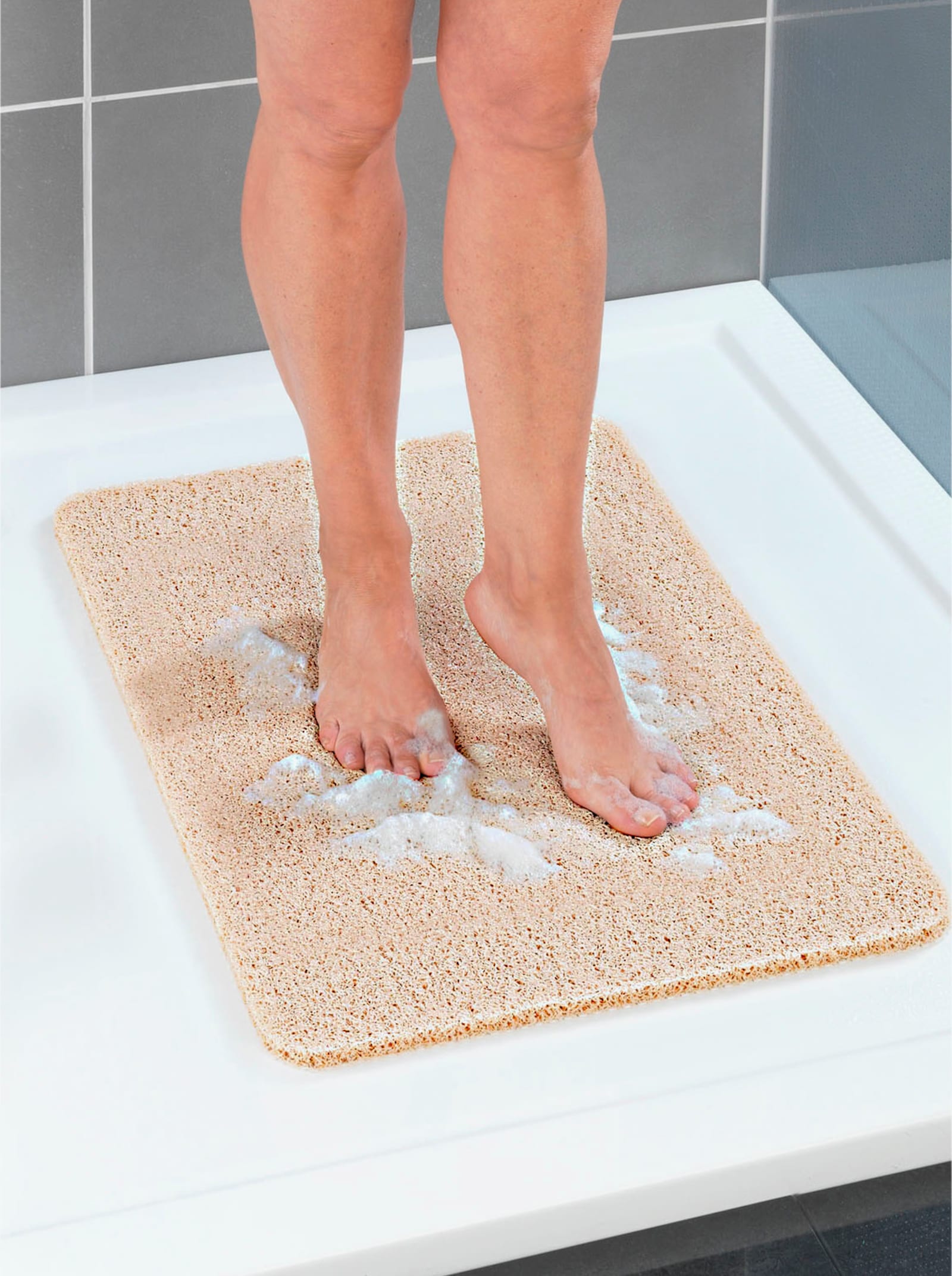 Duschmatte - beige