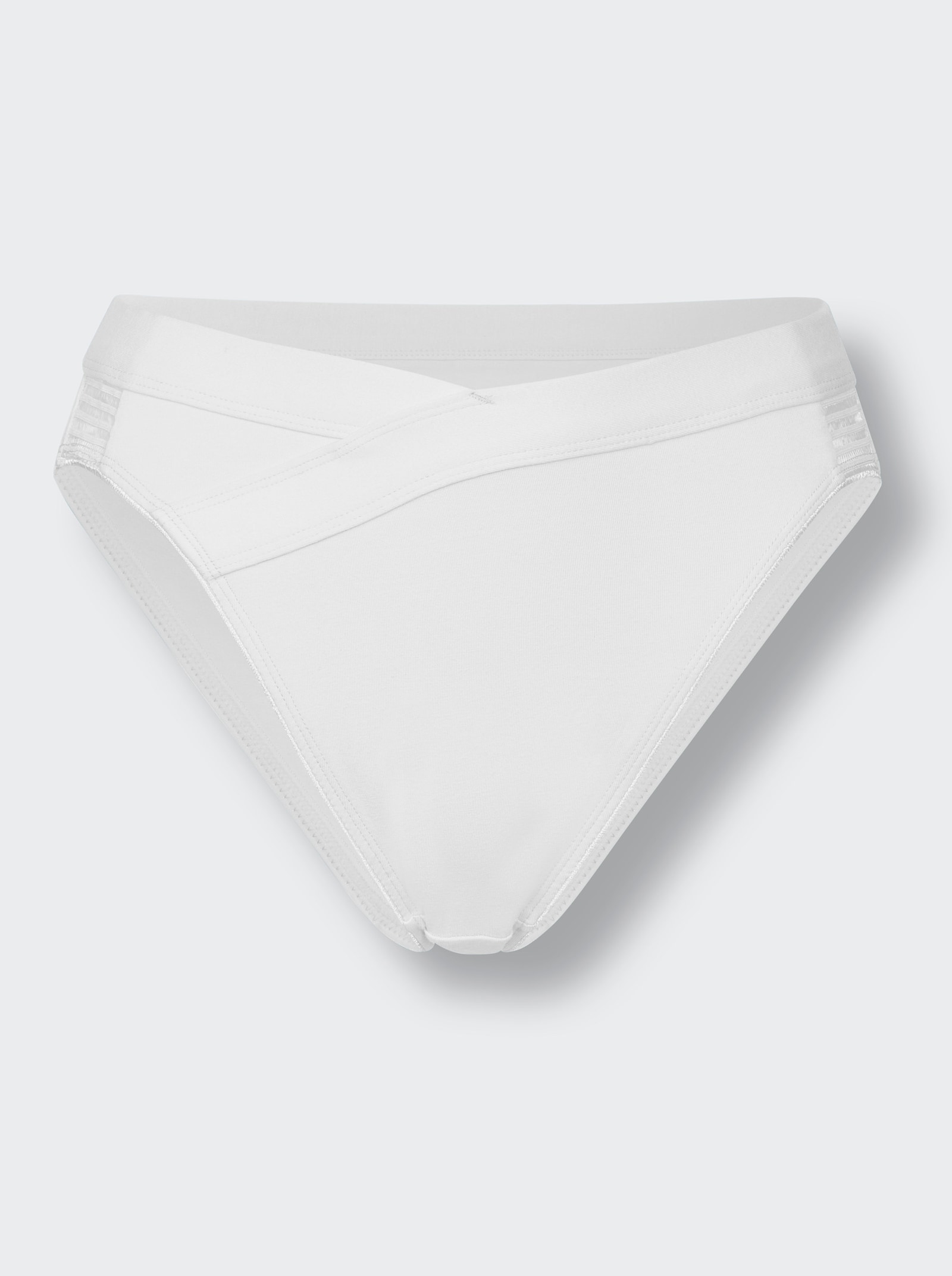 wäschepur Jazzpants mit elastischem Stoffbund - weiß