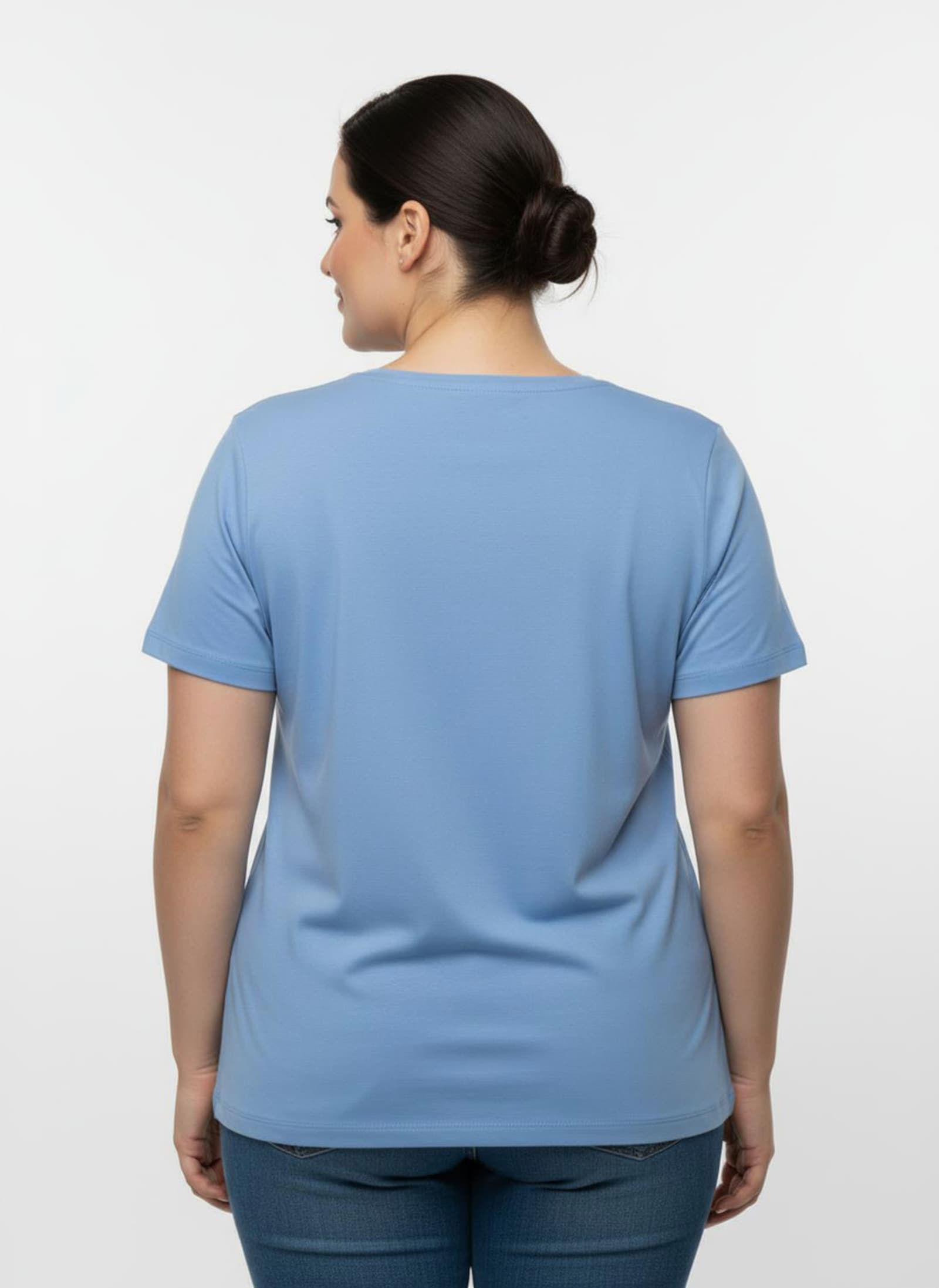 Catamaran Sports Sportshirt mit Stickerei - marine + hellblau