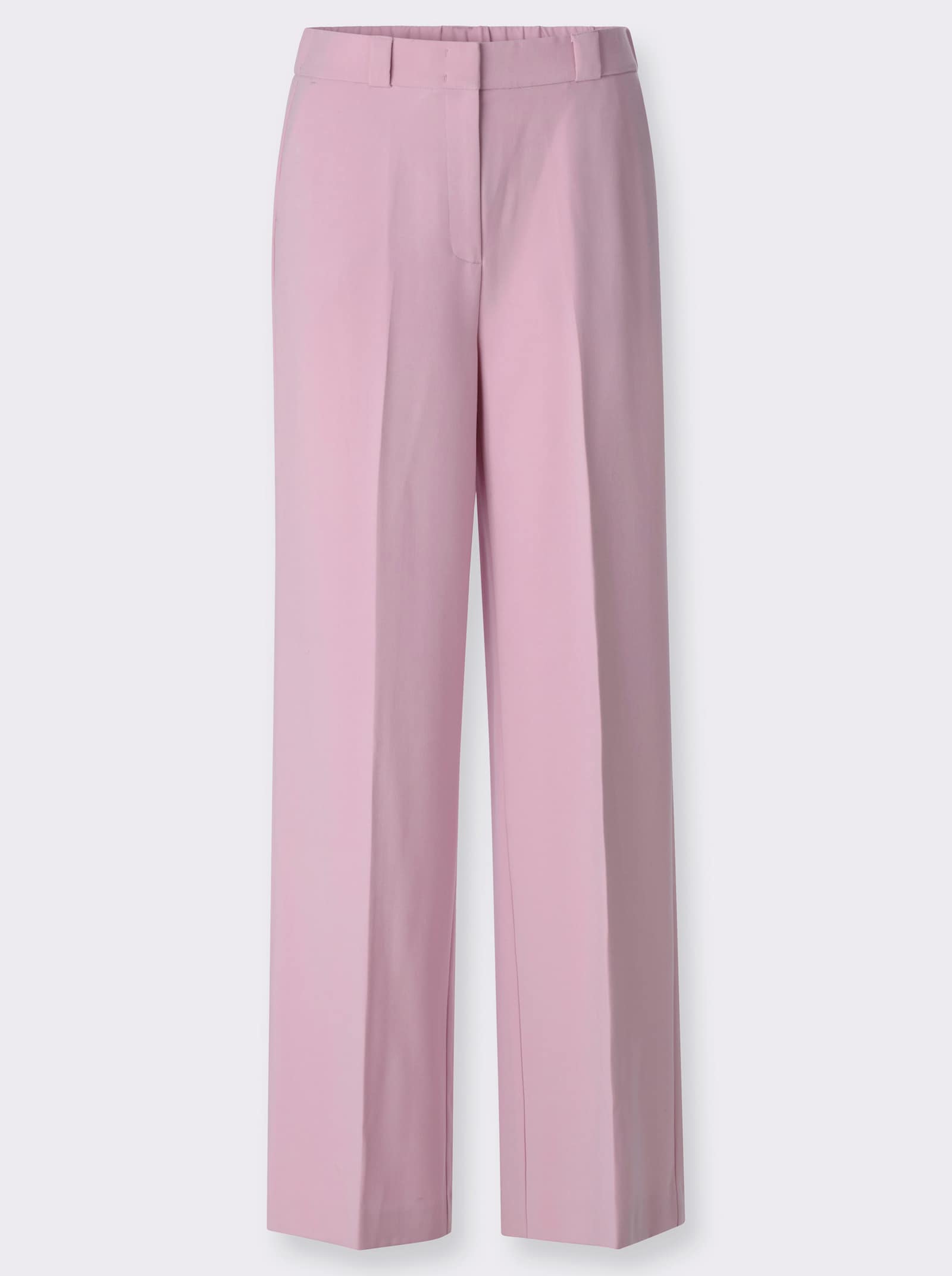 heine Anzughose mit Bügelfalten - rosé