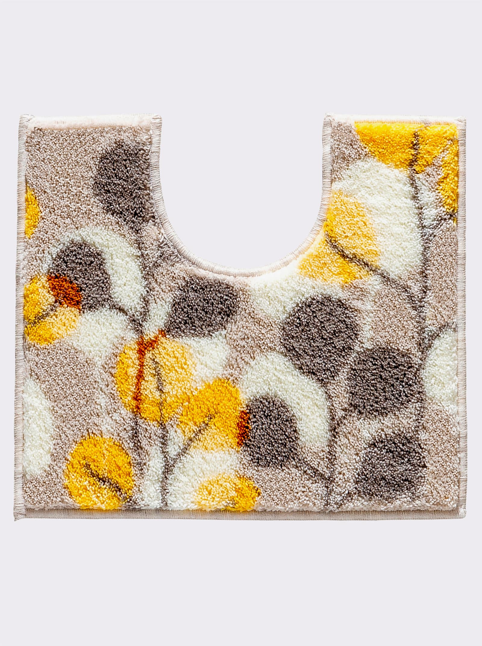 Grund Badmat - taupe/bont