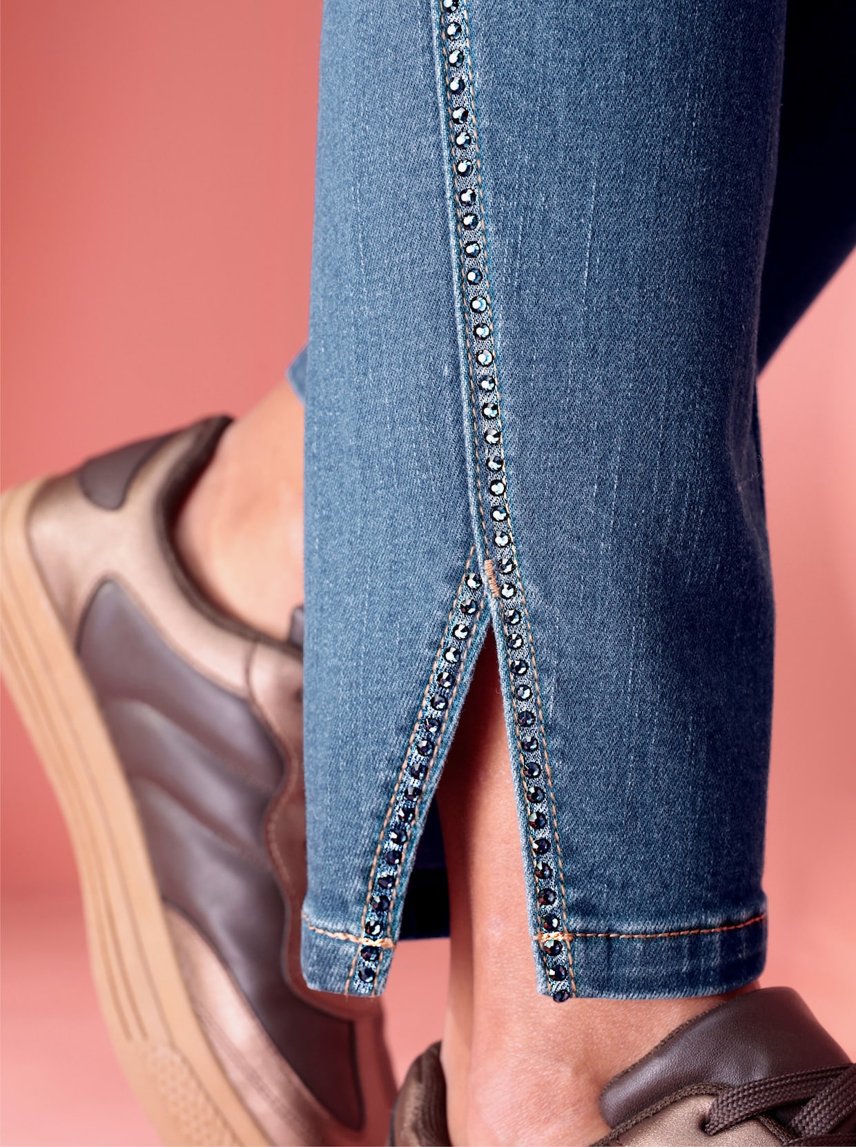 heine 5-pocketjeans - blue-bleached