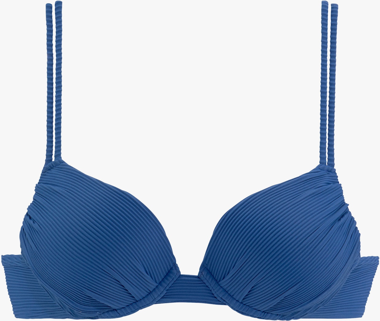 Sunseeker Push-Up-Bikini-Top - blau