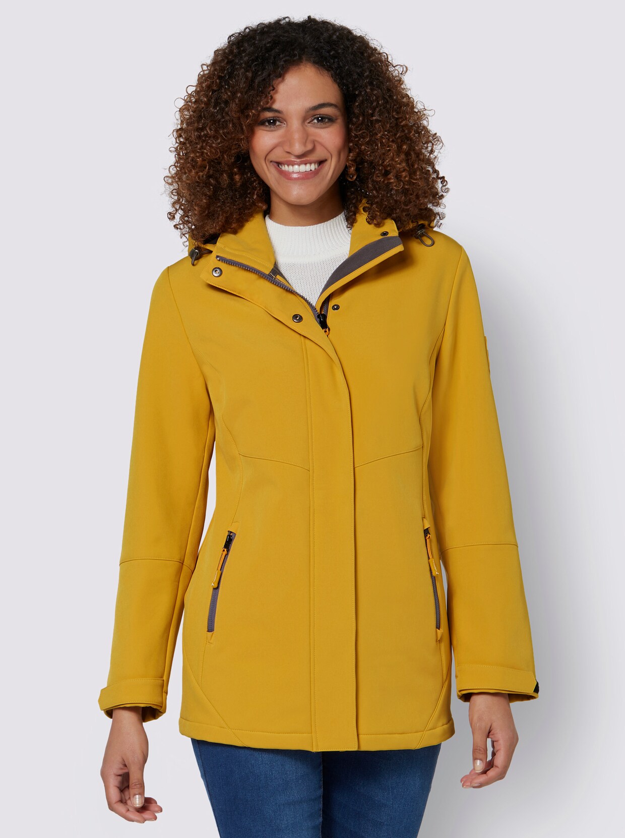 Softshelljacke - ocker