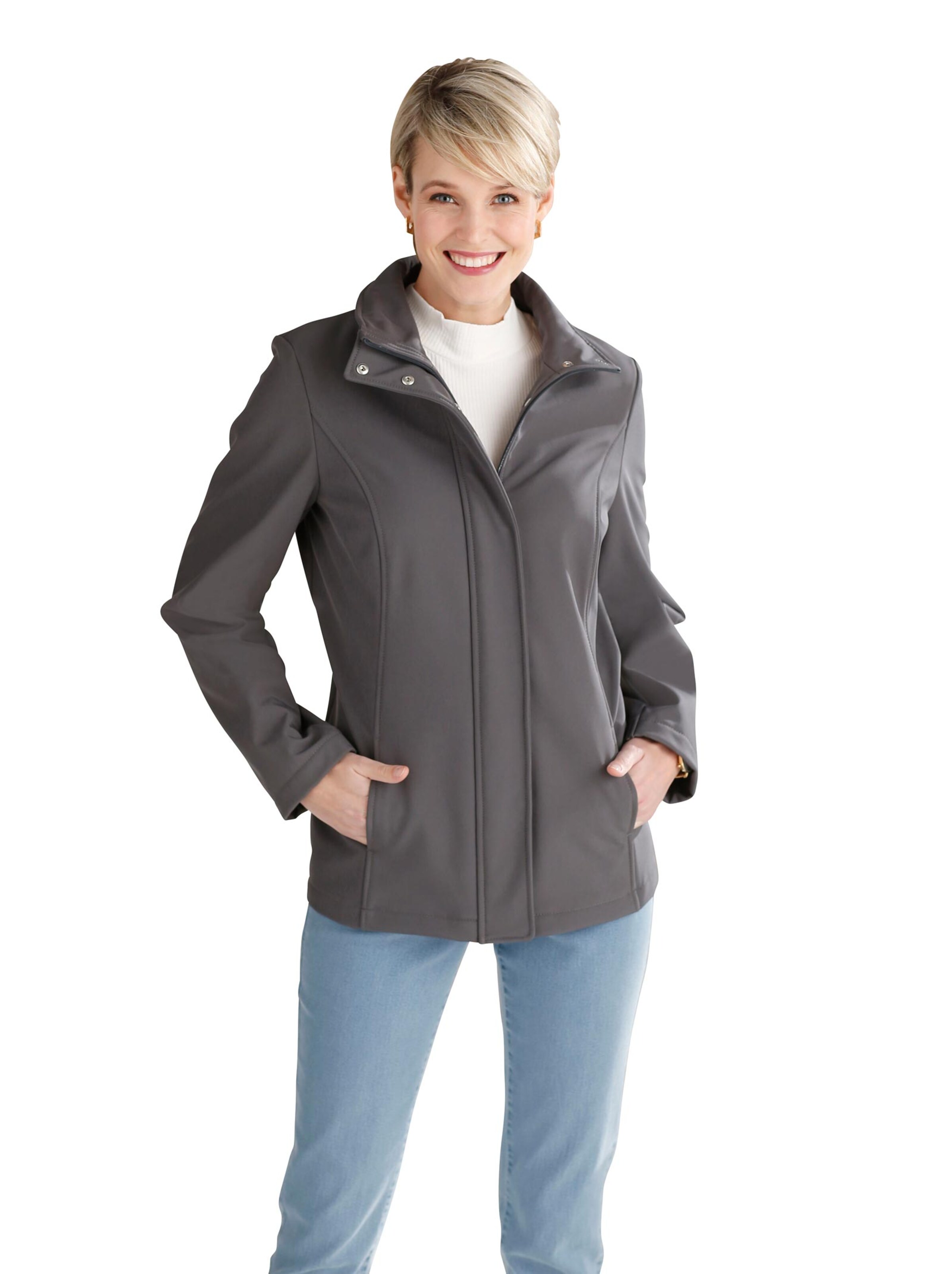 Softshell-Jacke - anthrazit