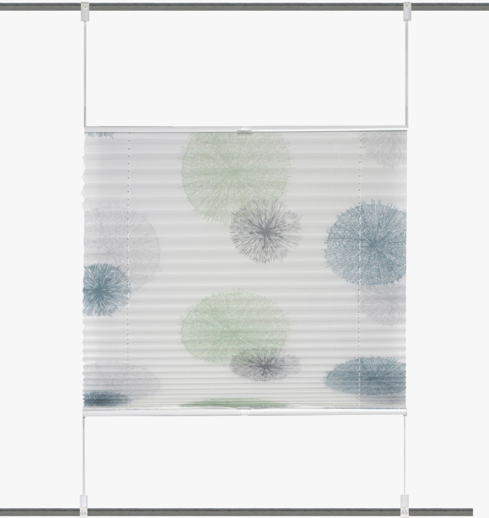 heine home Plisseerollo - blau-grün