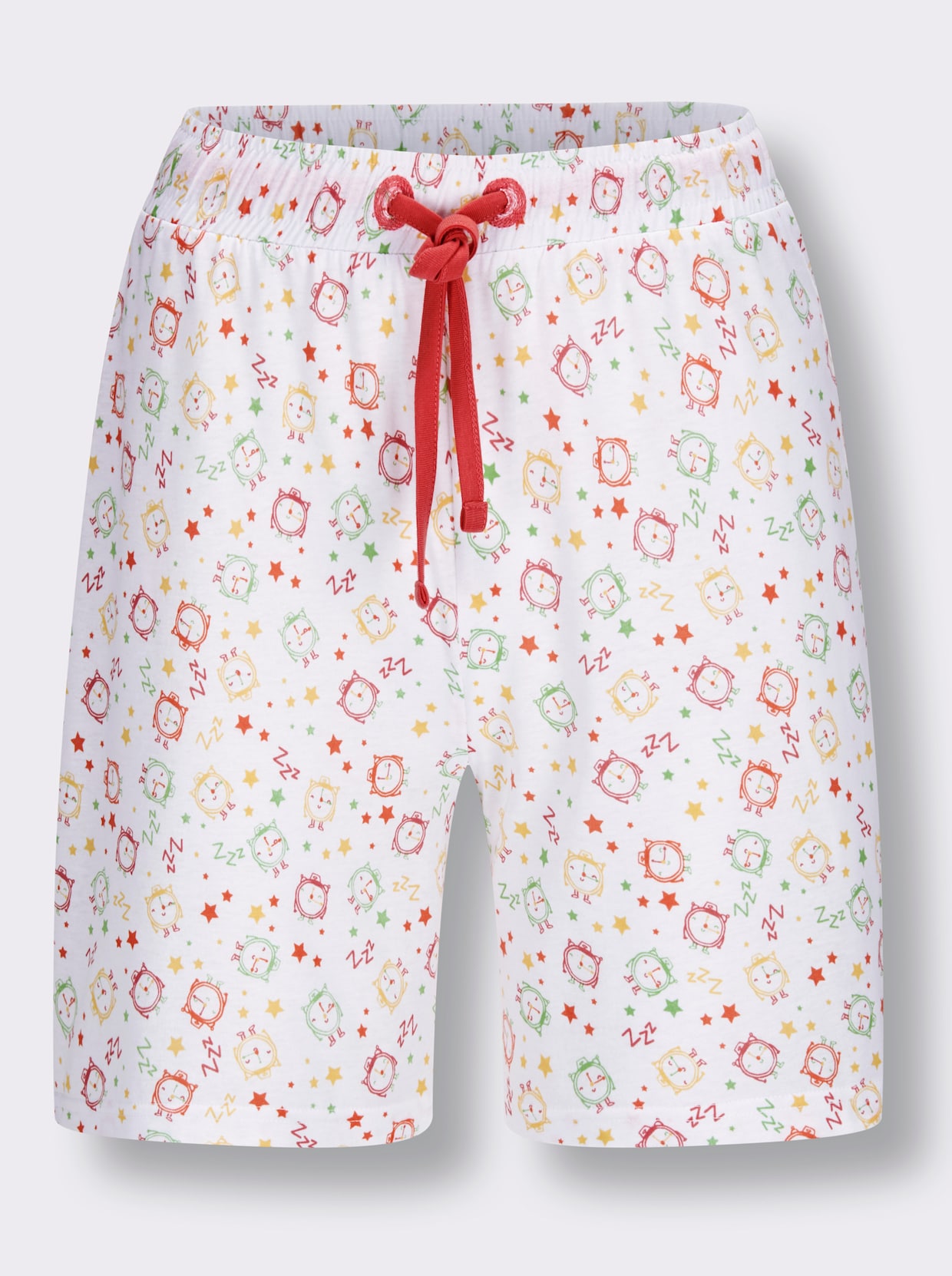 wäschepur Shorty - grapefruit-weiß-bedruckt