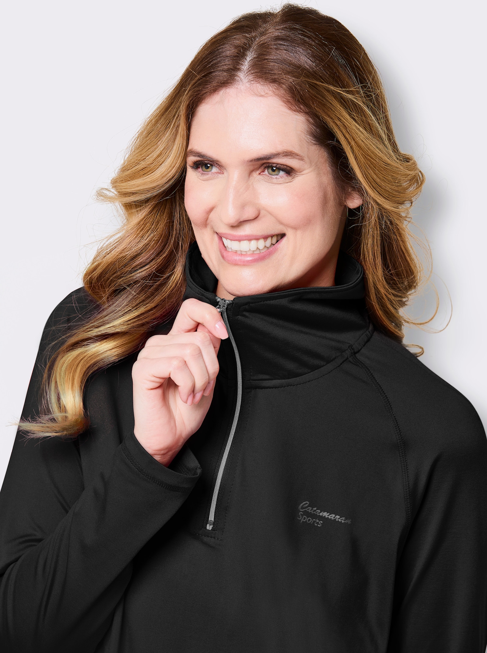 Catamaran Sports Funktionsshirt , atmungsaktiv und schnell trocknend - schwarz