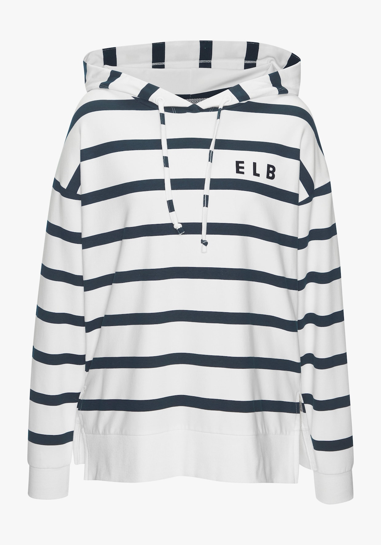 Elbsand Sweatshirt met capuchon - wit/marine