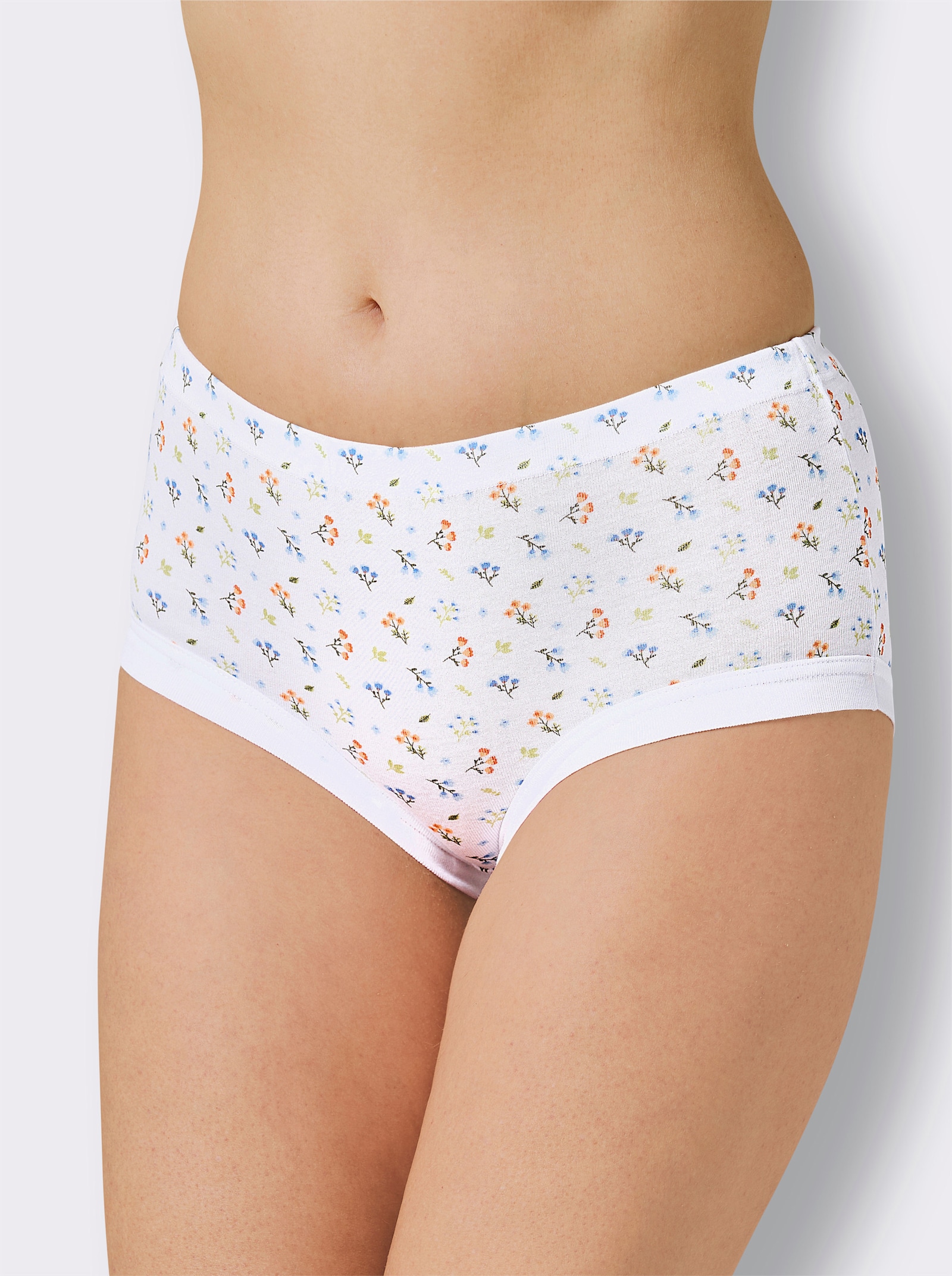 wäschepur Taillenslip - weiß-bedruckt