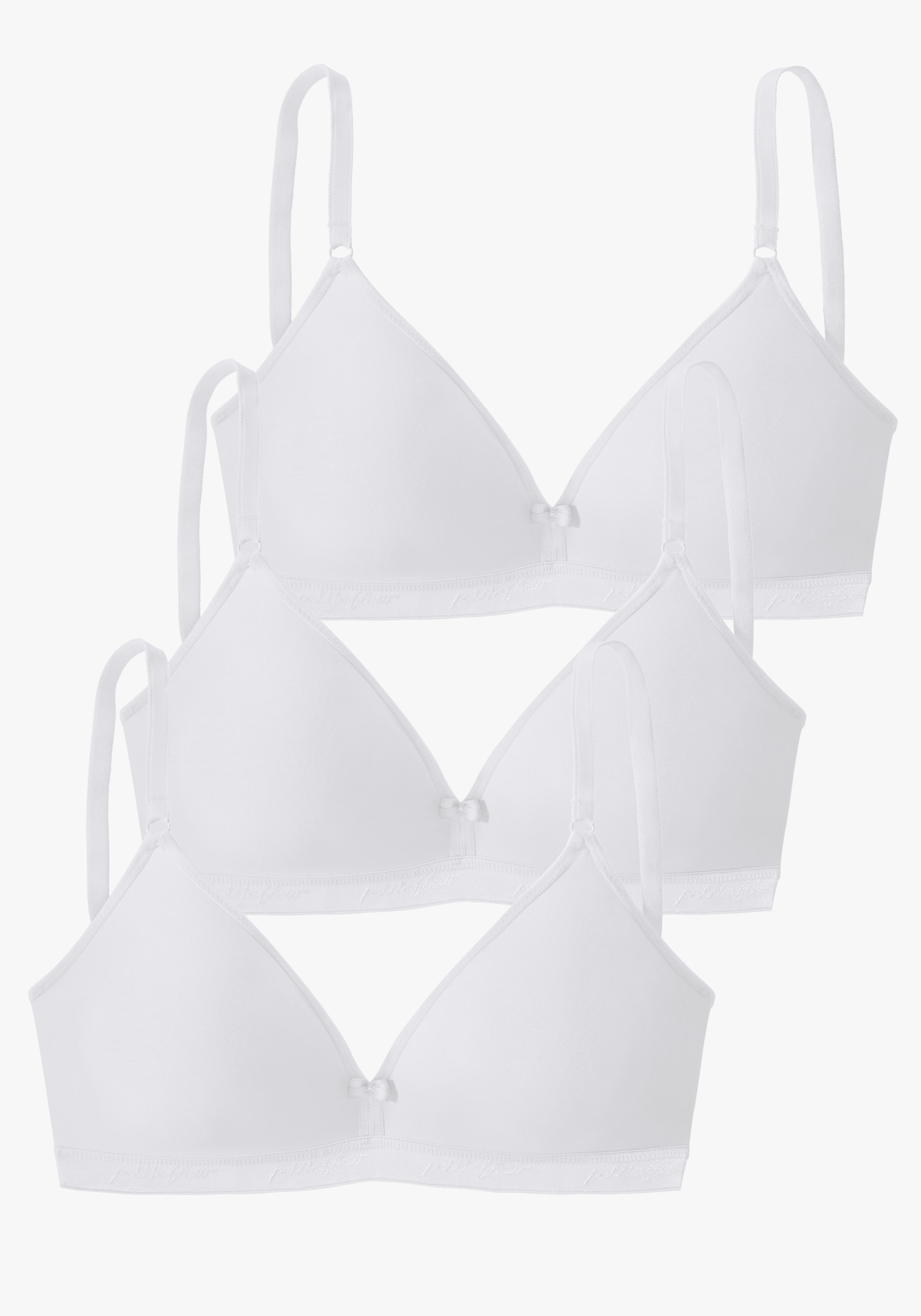 petite fleur Soft-BH - 3xweiss