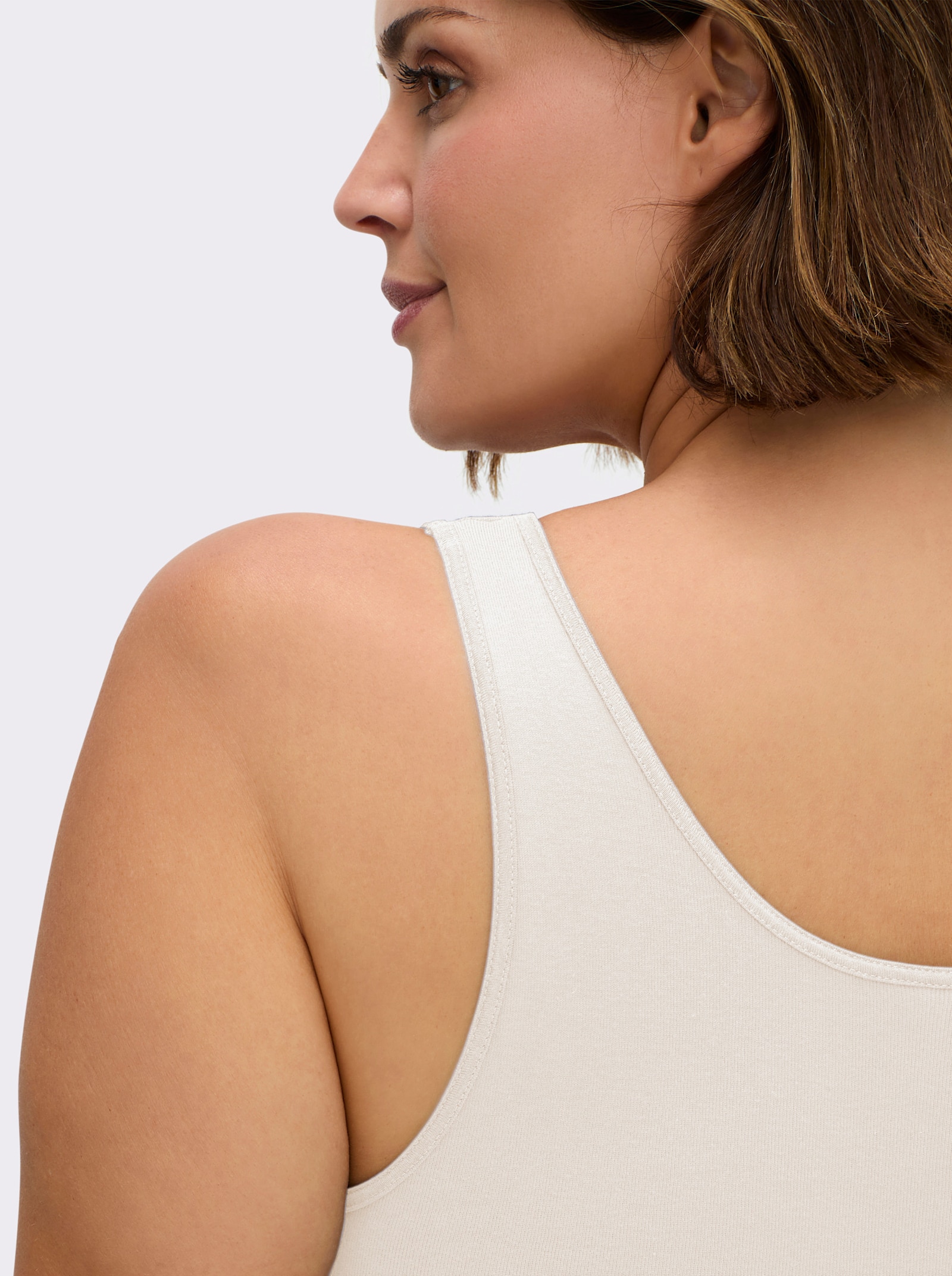 Speidel Bustier ohne Seitennähte - mauve + schwarz + champagner