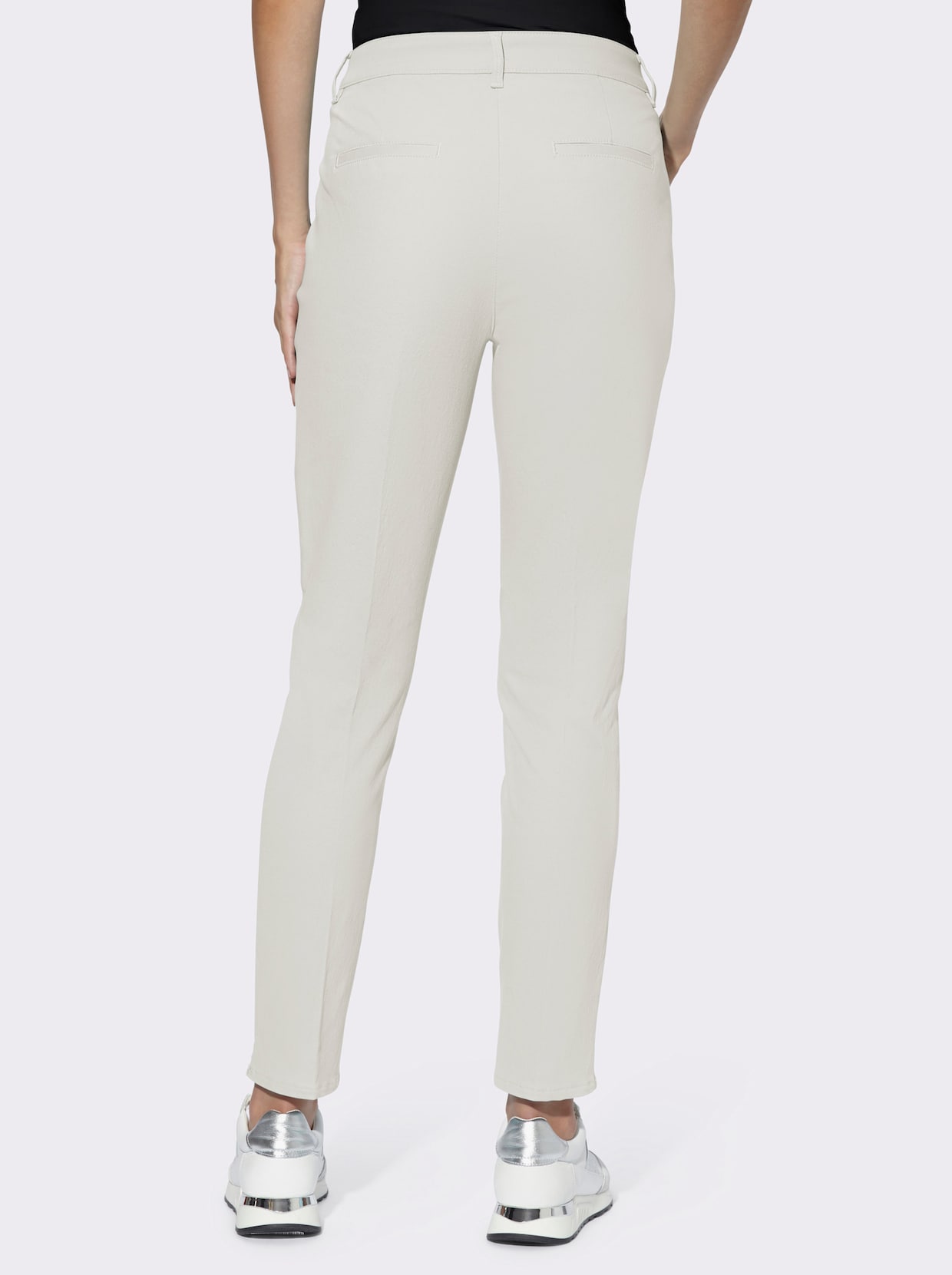 heine Pantalon skinny - écru