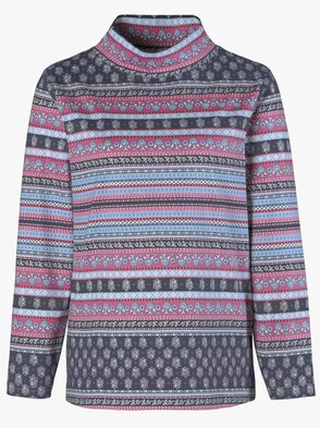 Shirt - rosé-gestreift