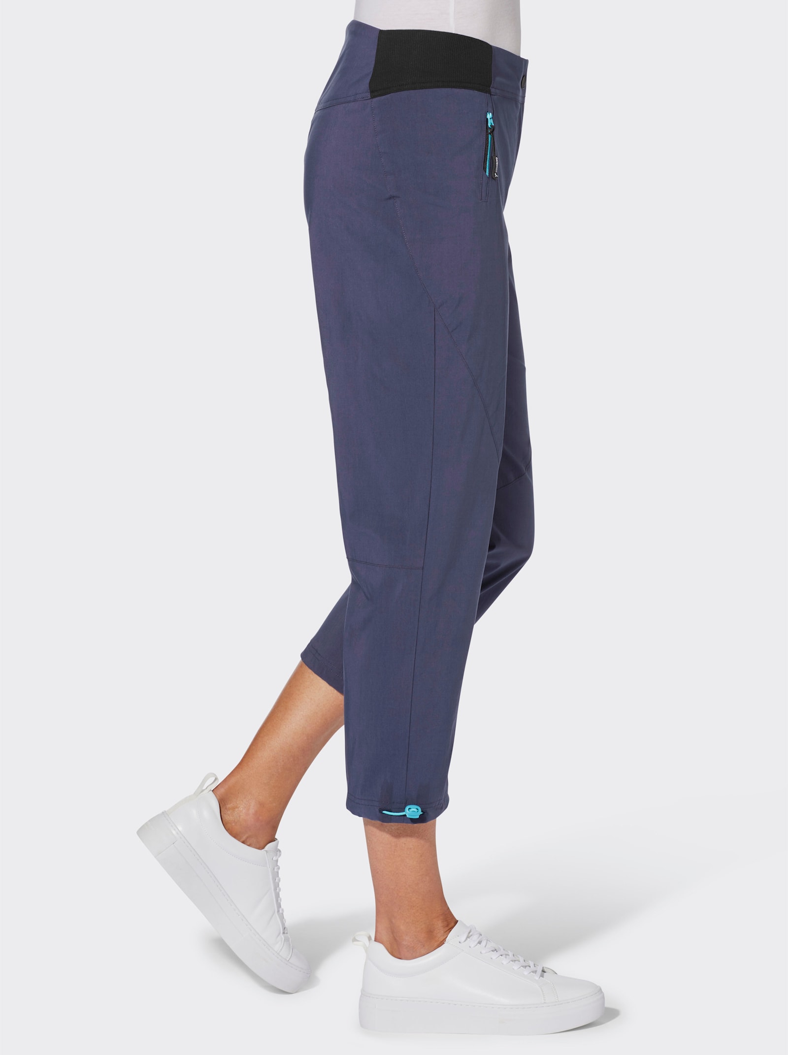 Caprihose in wasserabweisender Qualität - nachtblau
