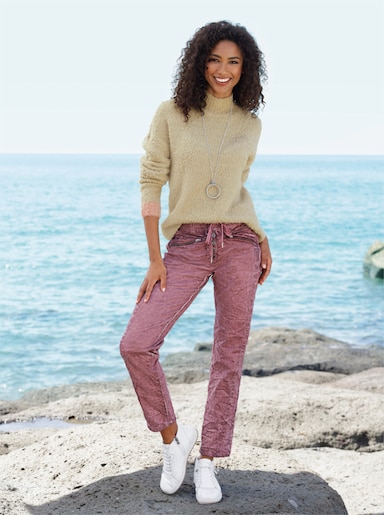 heine Stehkragenpullover - beige-meliert