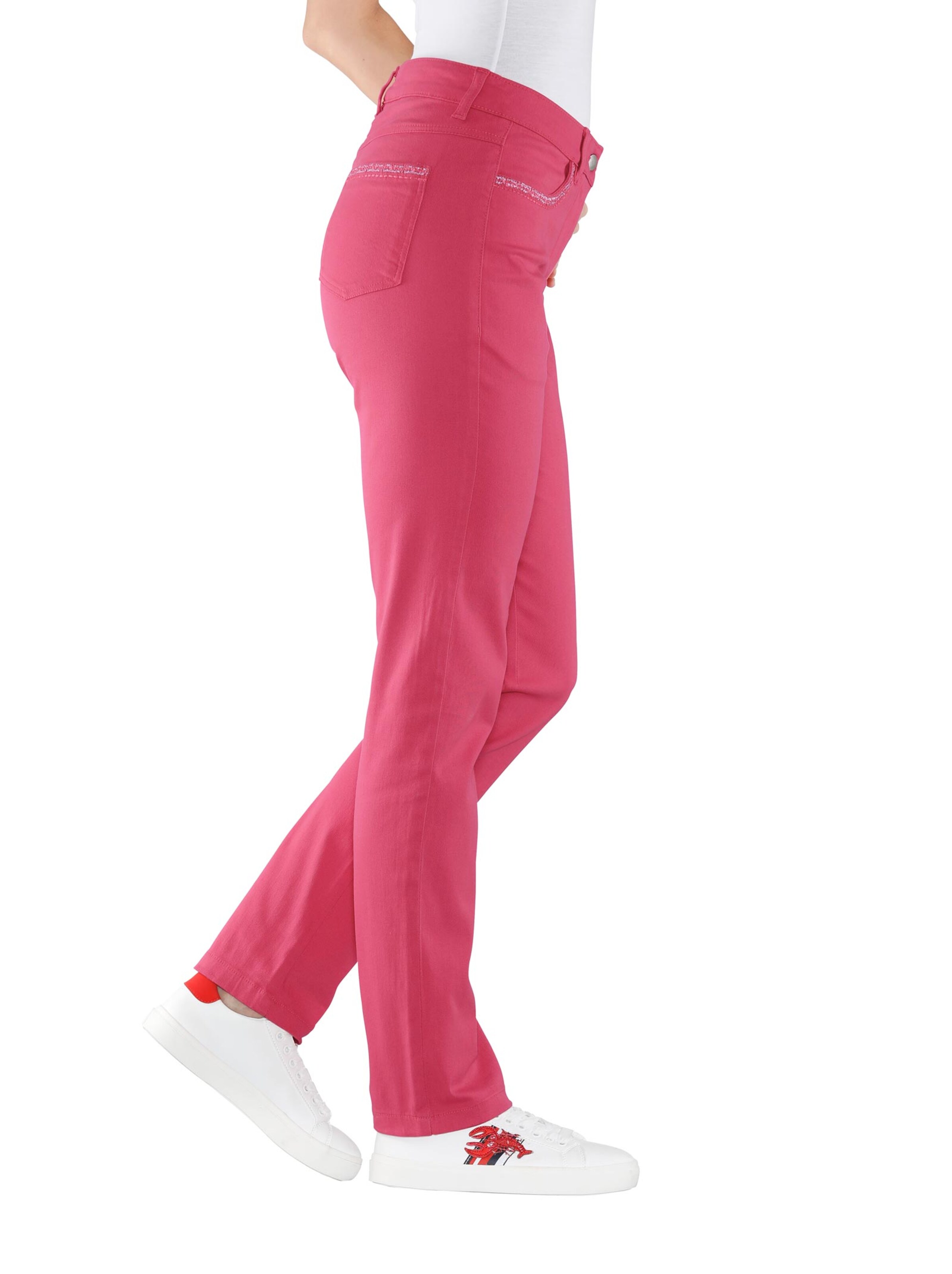 Jeans - korallenrot