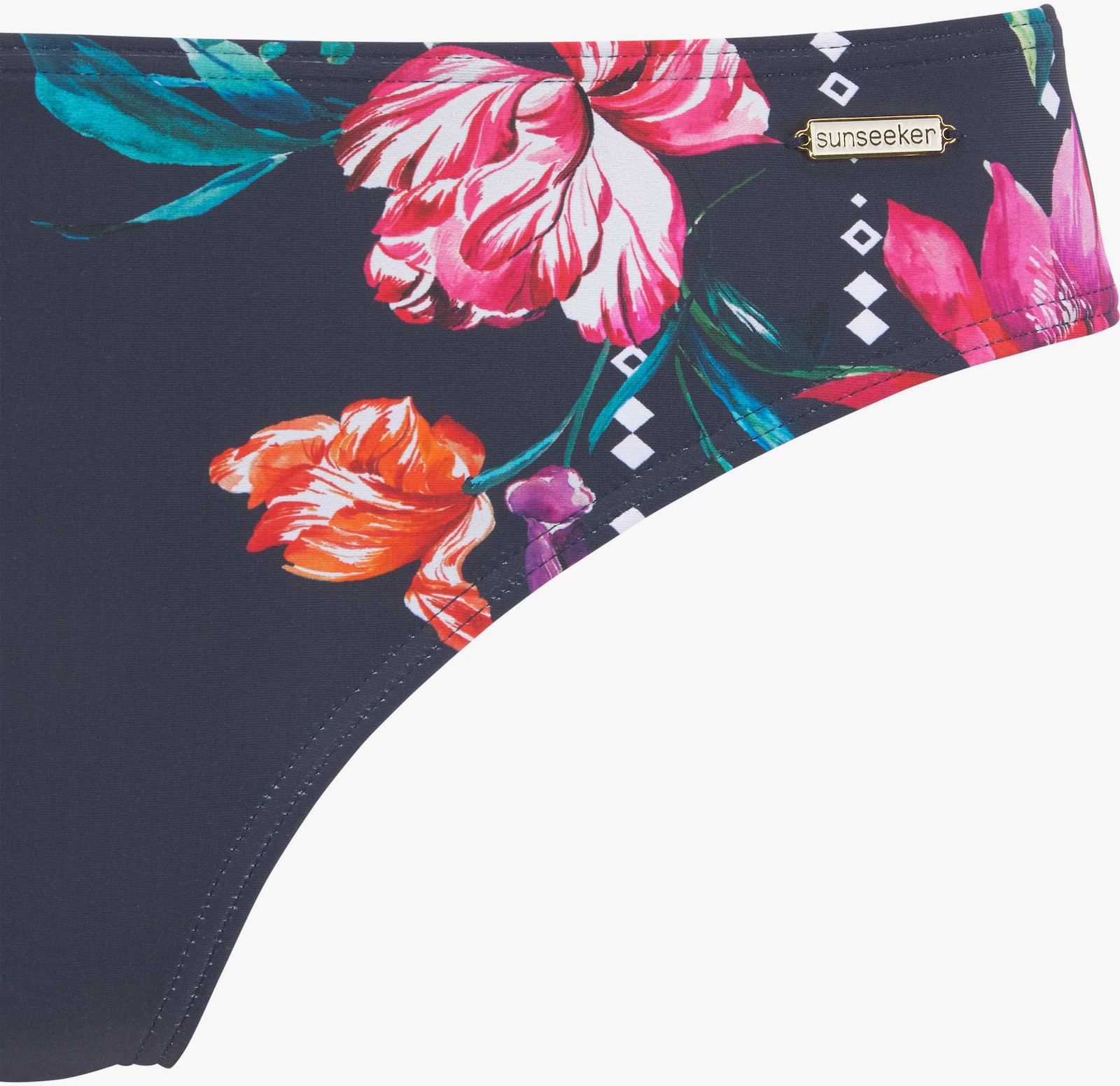 Sunseeker Bikini-Hose - marine-bedruckt
