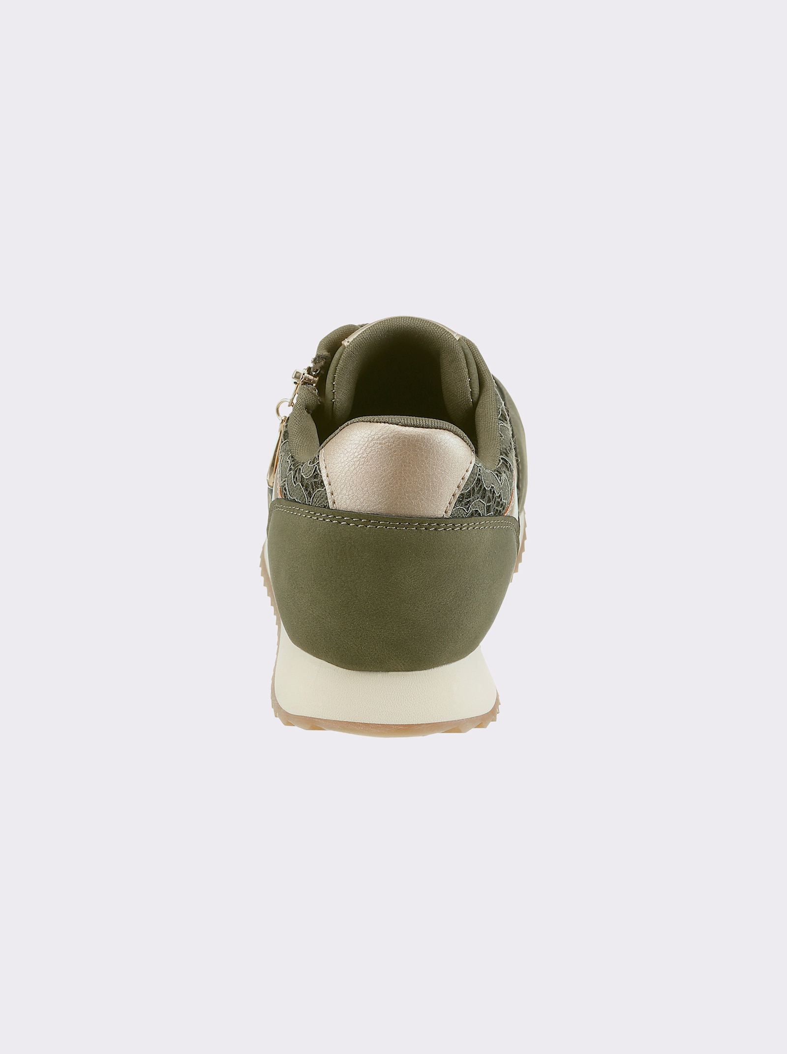 heine Sneaker - khaki-goldfarben