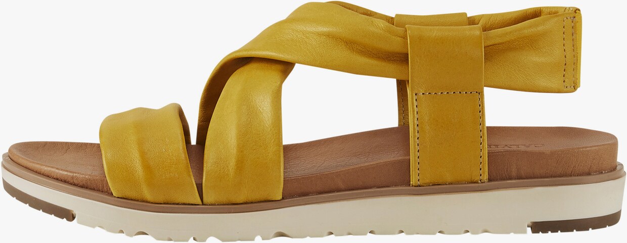 Andrea Conti sandaaltjes - geel