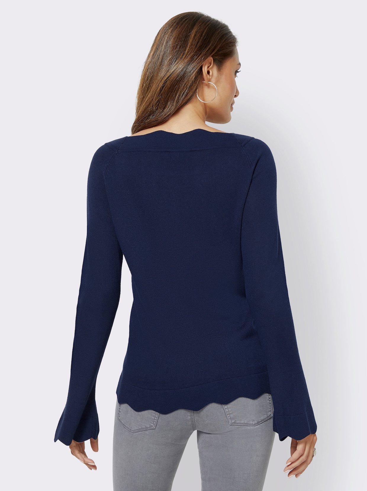 Pull en tricot - marine