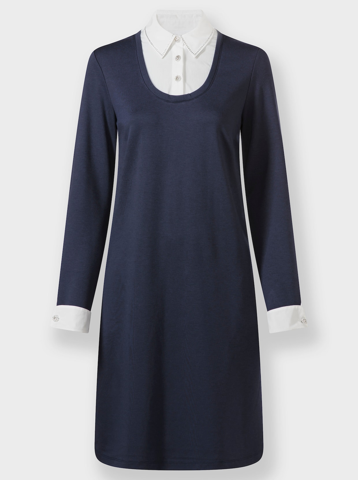 heine Jersey jurk - marine