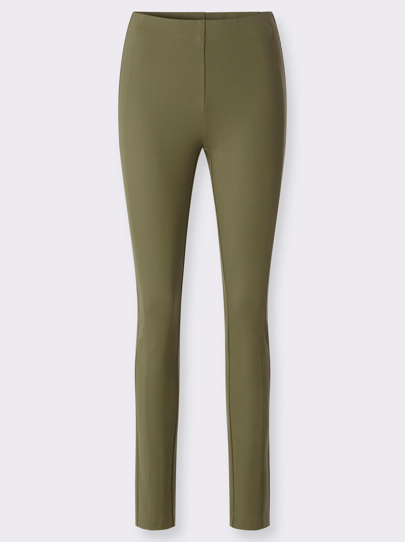 heine Jerseyhose mit Dehnbund - khaki