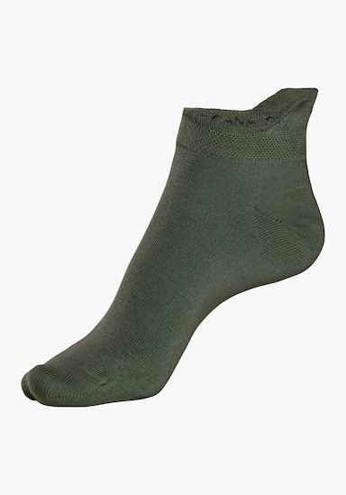 LASCANA Sneakersokken - 1x antraciet, 1x groen, 1x petrol, 1x grijsgroen, 1x oudroze, 1x bessenrood, 1x marine