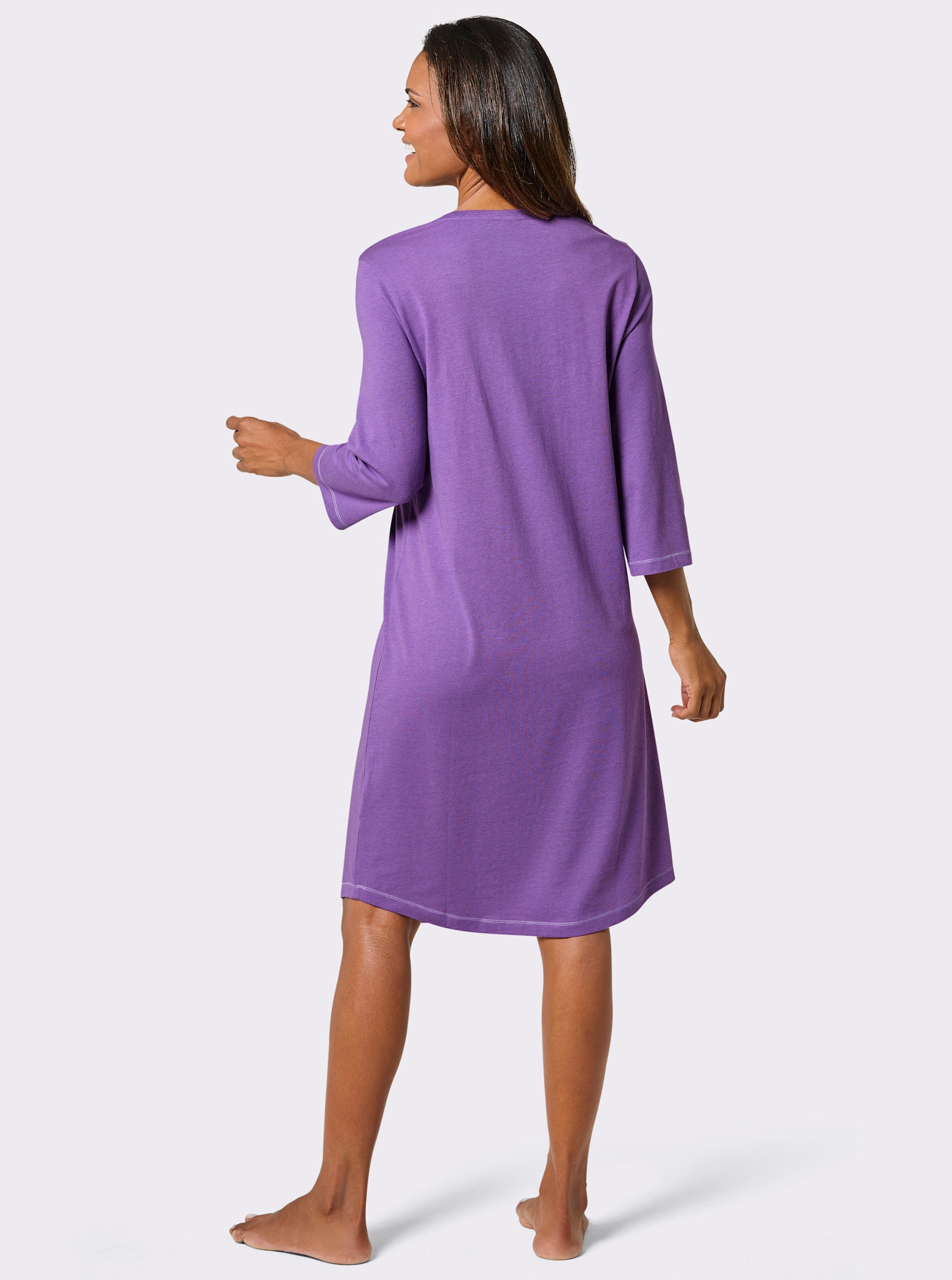 wäschepur Sleepshirts im Doppelpack - lila + hellrosé