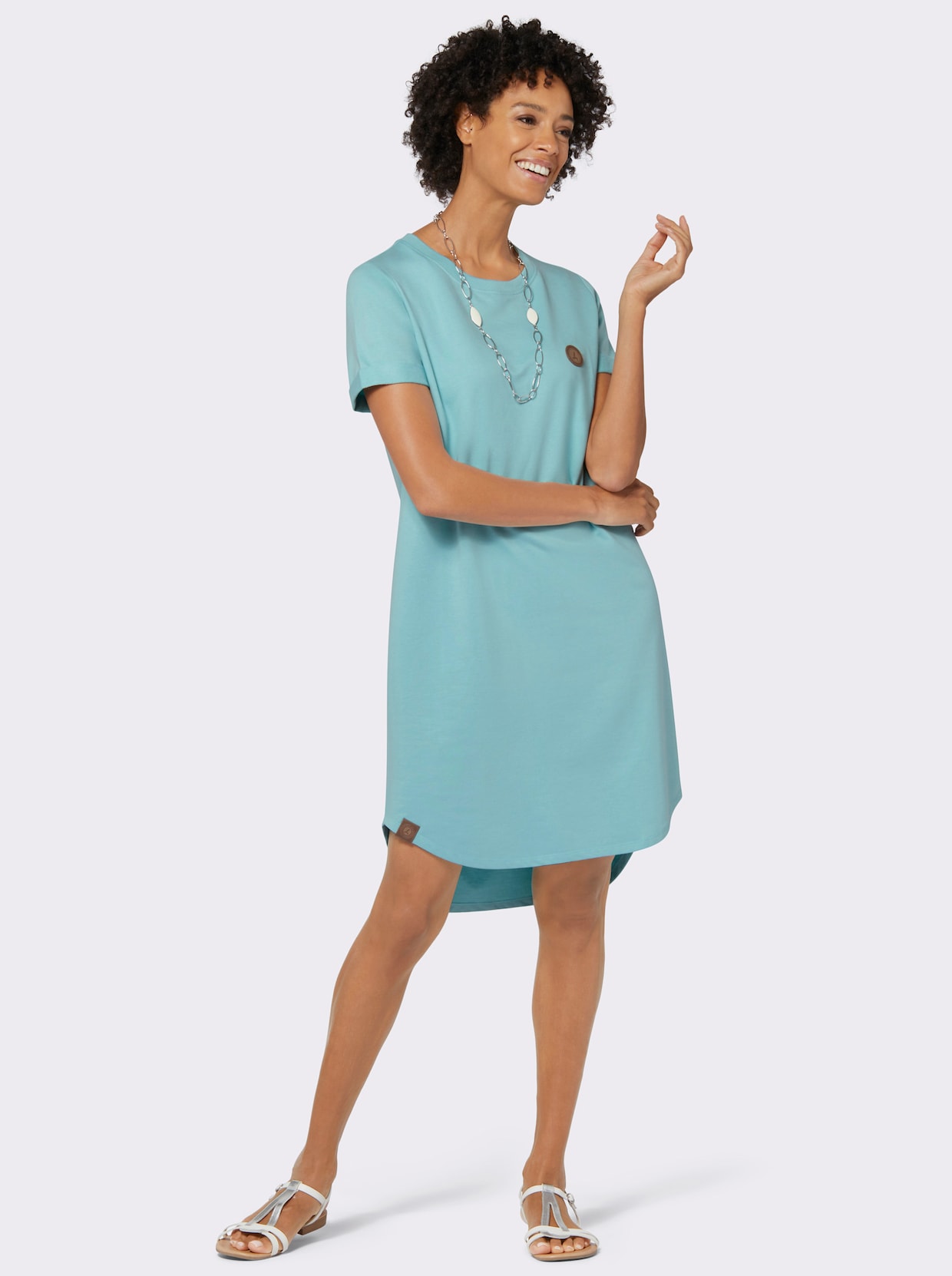 Jersey jurk - mint