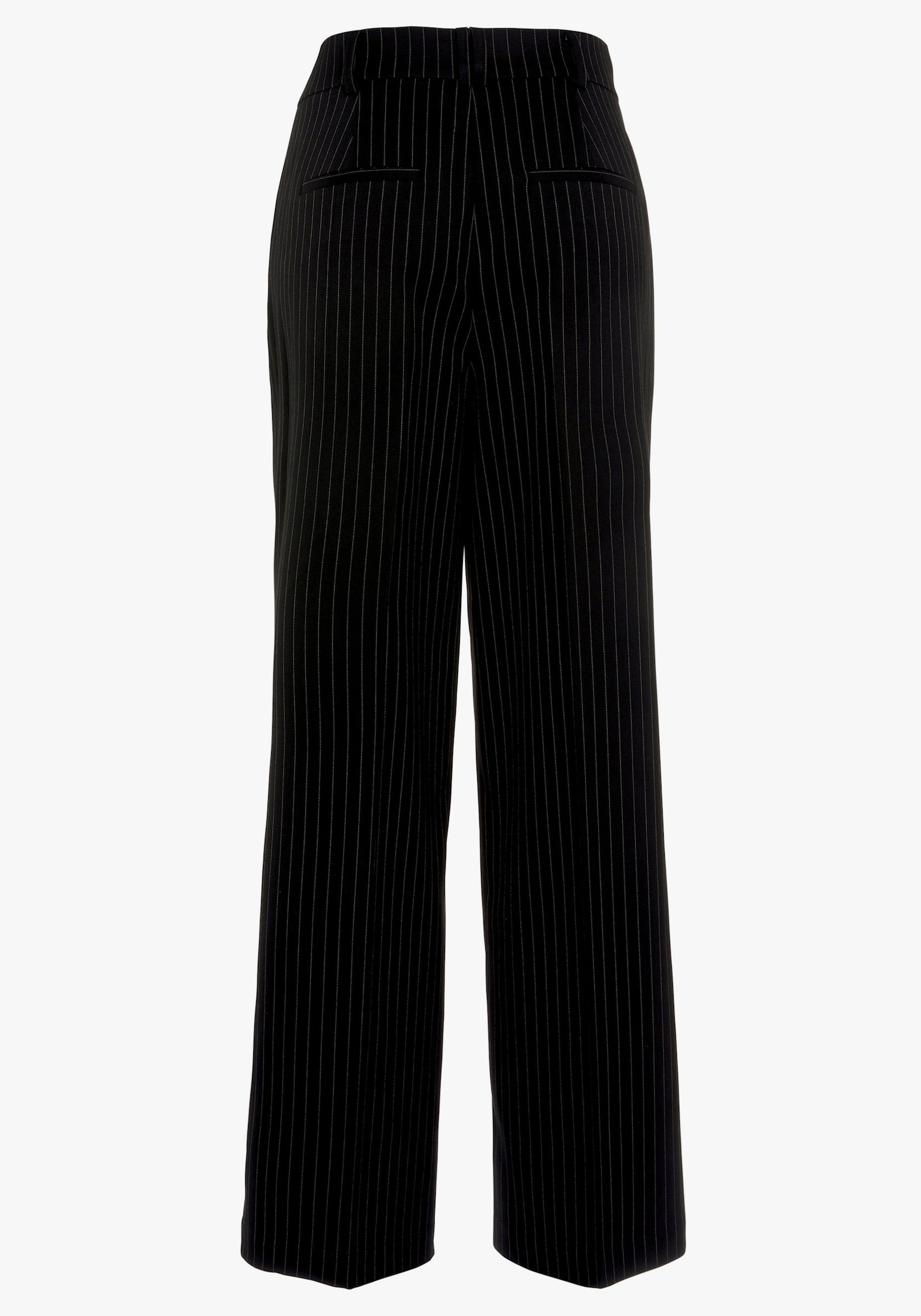 LASCANA palazzo-broek - zwart/bruin gestreept