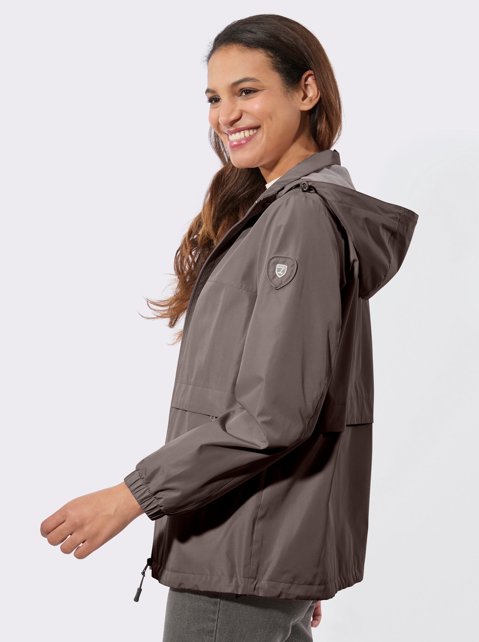 Outdoorjacke für die Übergangszeit - dunkeltaupe