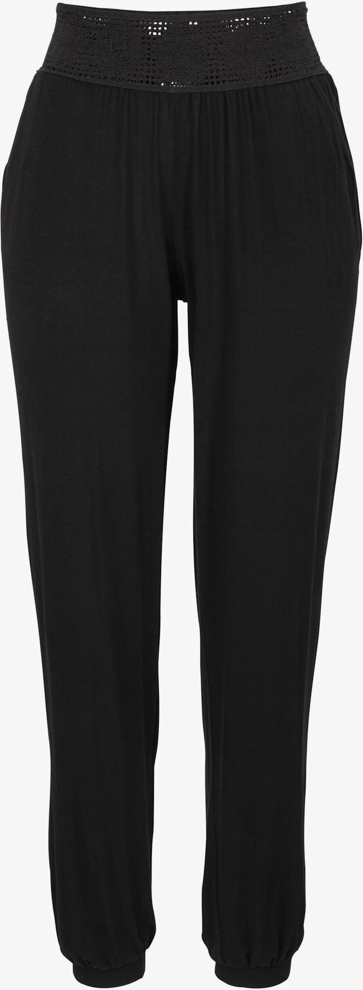 LASCANA Pantalon de plage - noir