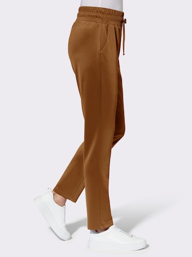 Schlupfhose in Stretch-Qualität - cognac