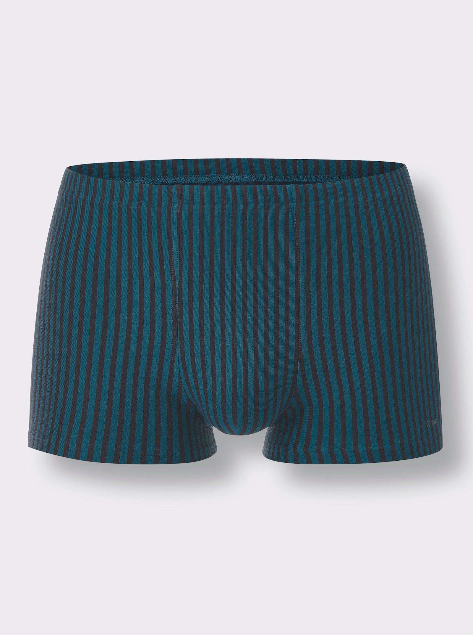 Comte Pants - petrol-gestreift