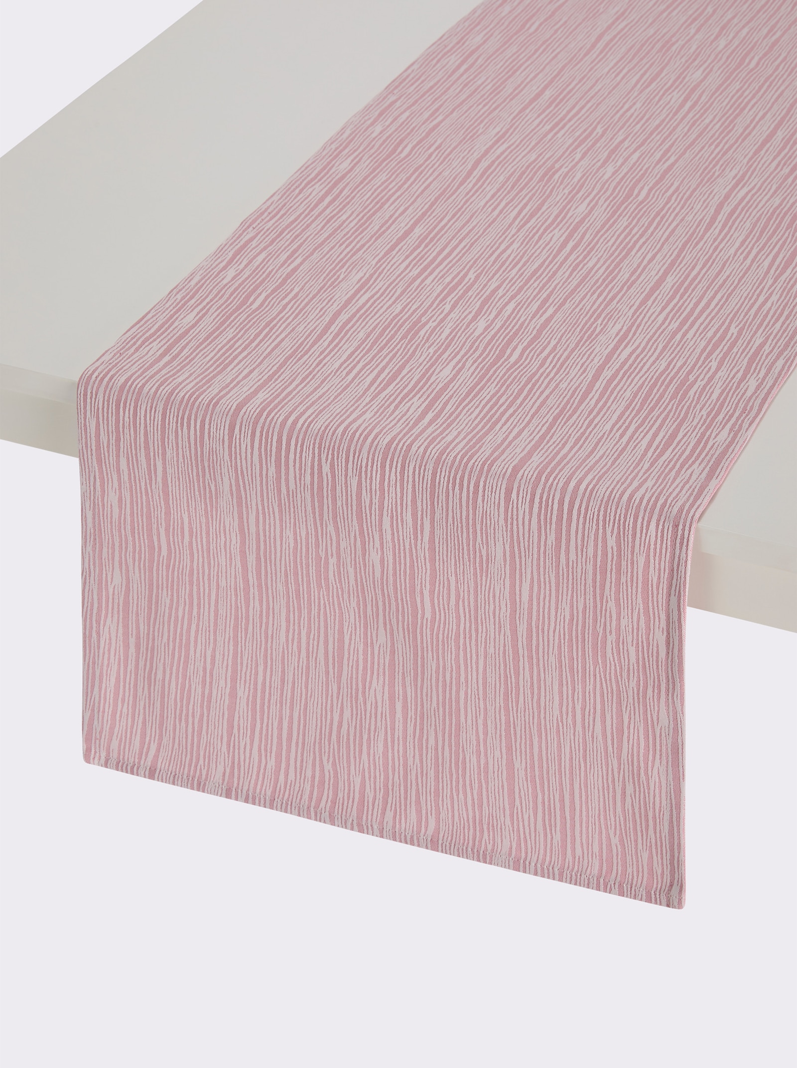 Tafelkleed met lijnenpatroon, onderhoudsarm - roze