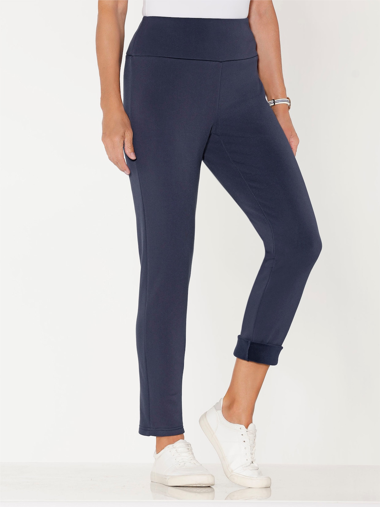 Thermoleggings mit Fleece-Futter - marine