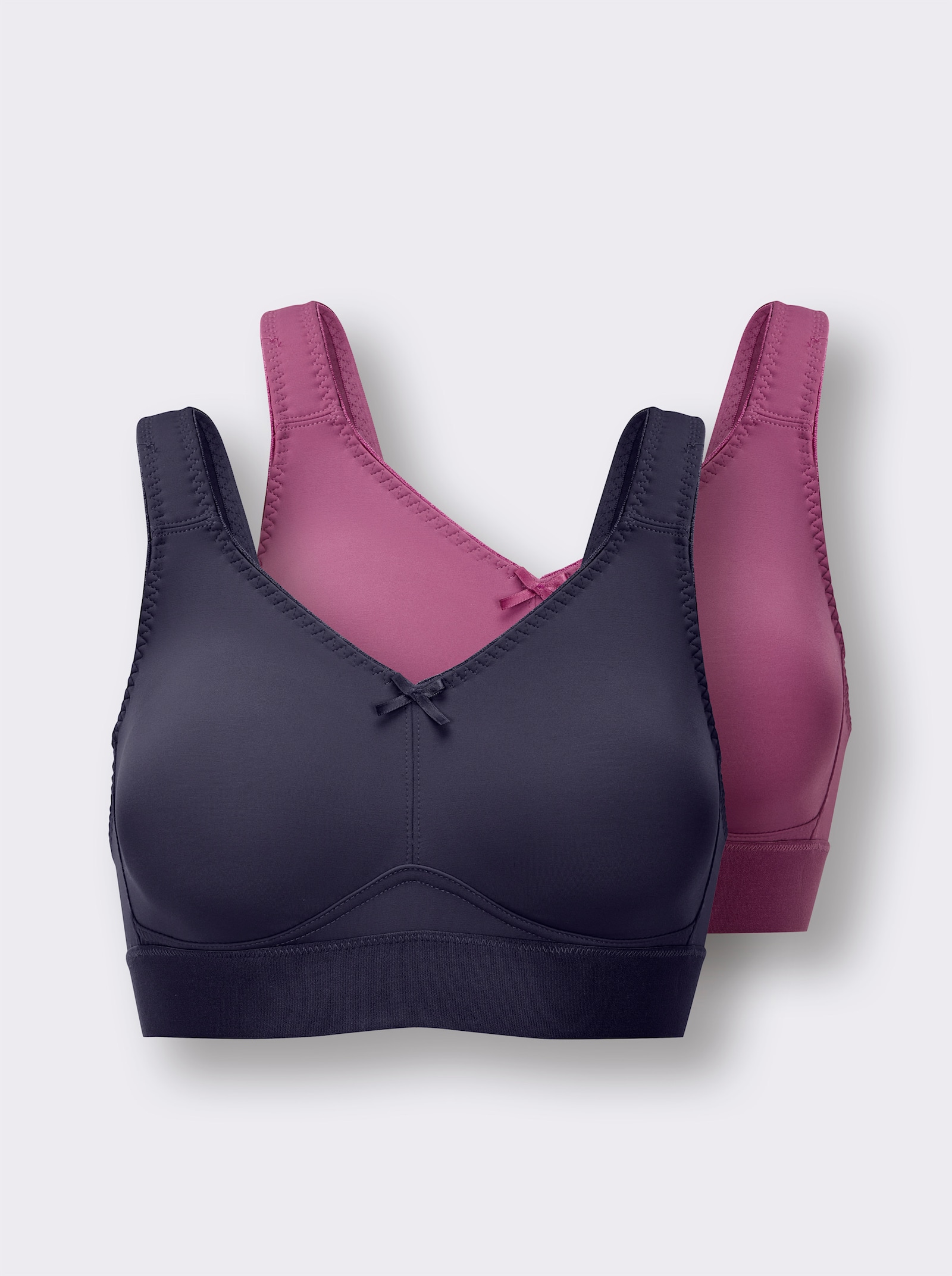 wäschepur Comfortbeha zonder beugel - marine + heide