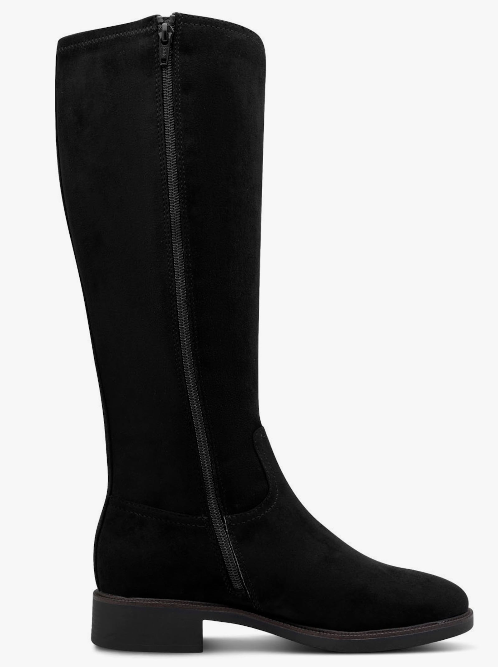 Jana Stiefel mit Stretch-Einsatz - schwarz