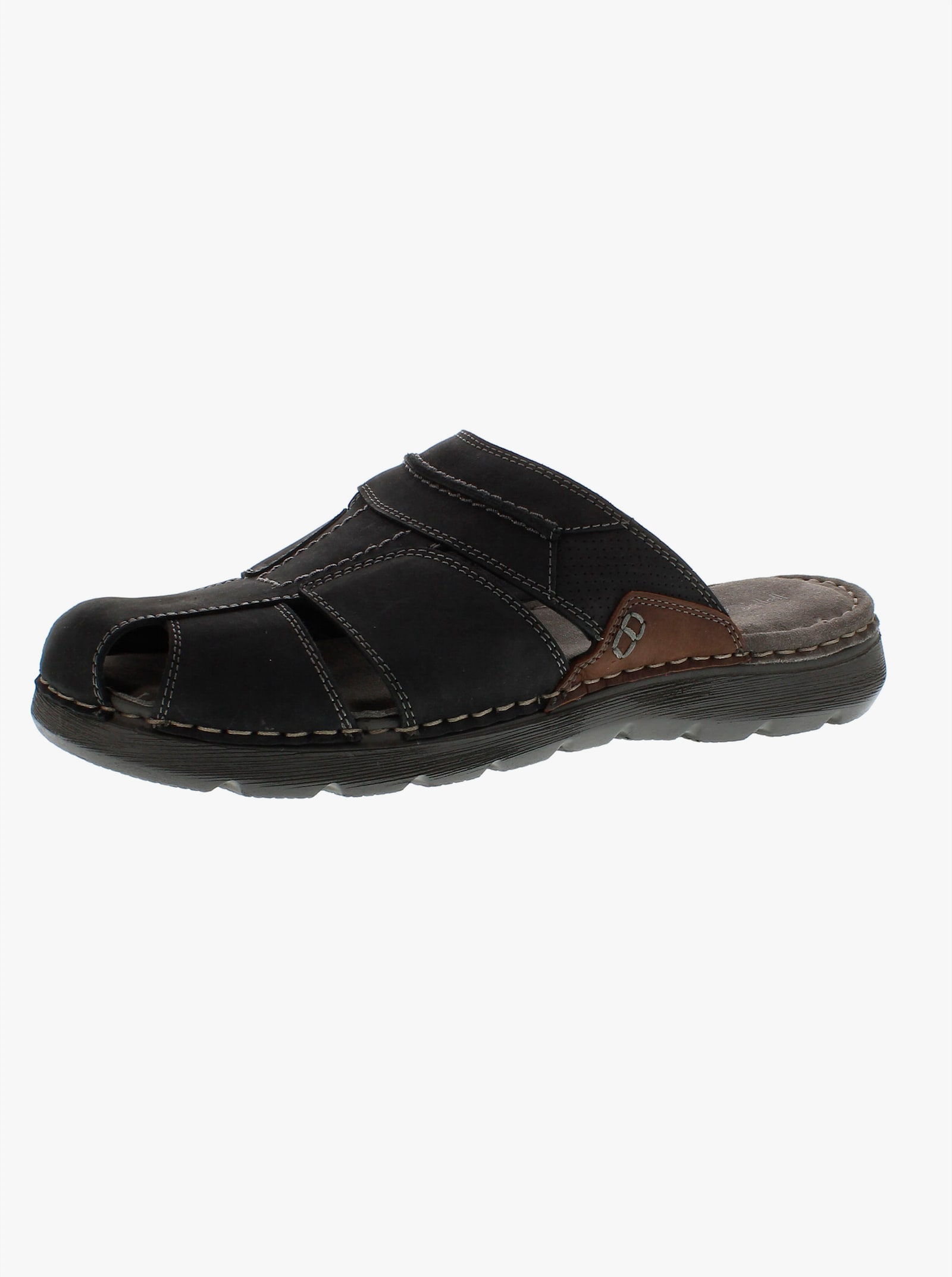 Reflexan Clog in aufwendiger Verarbeitung - schwarz