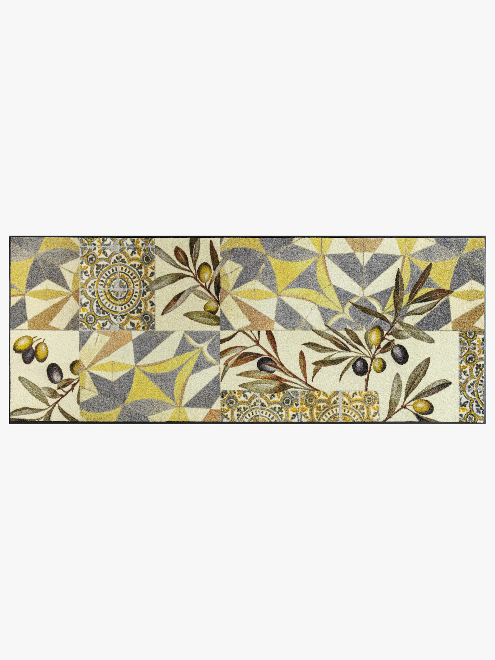 wash+dry by Kleen-Tex Fußmatte - ecru-grau-gemustert