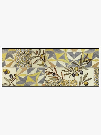 wash+dry by Kleen-Tex Fußmatte - ecru-grau-gemustert