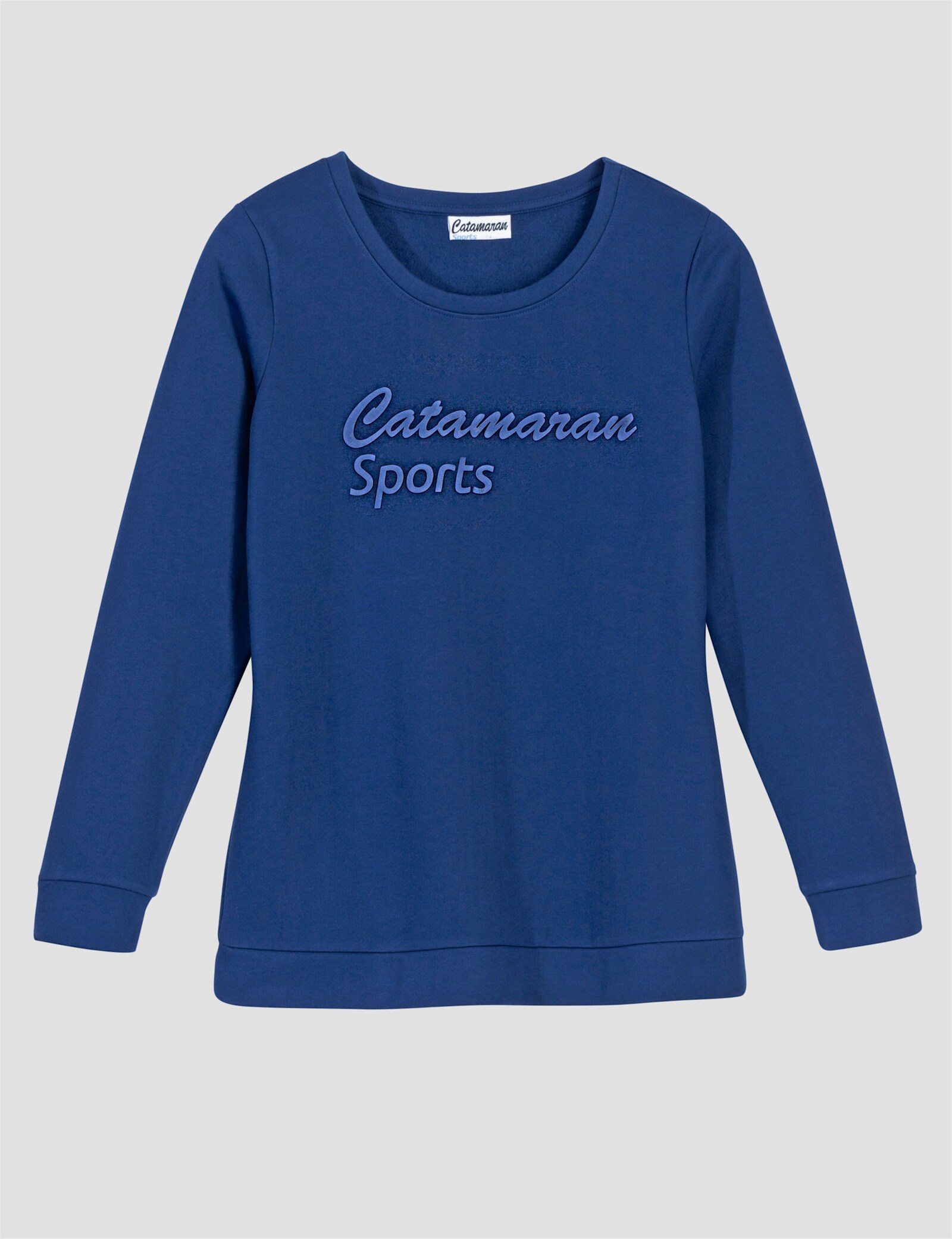 Catamaran Sports Sweatshirt mit 3D-Schriftzug - royalblau