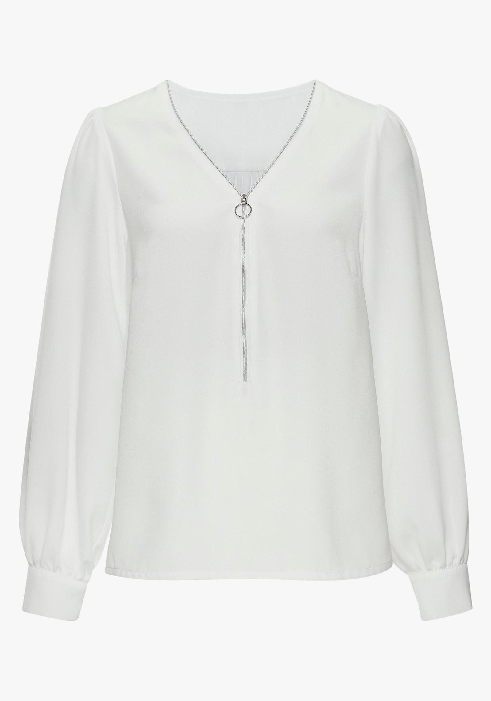 LASCANA Blouse met lange mouwen - wit