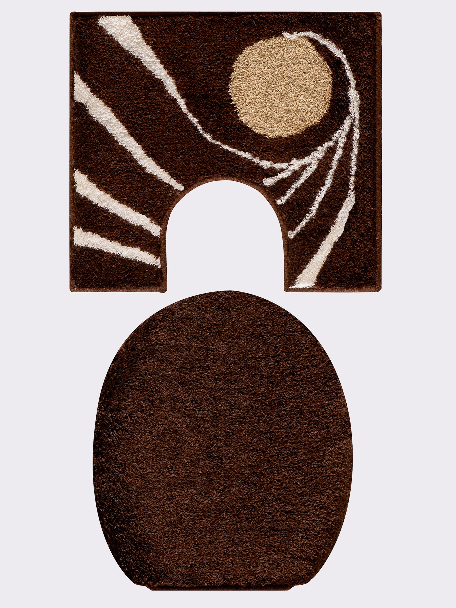 Grund Badmat - bruin/ecru