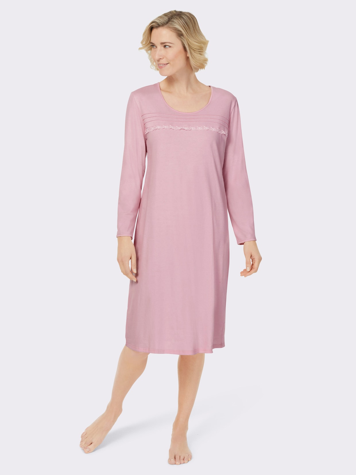 wäschepur Nachthemd - rosé