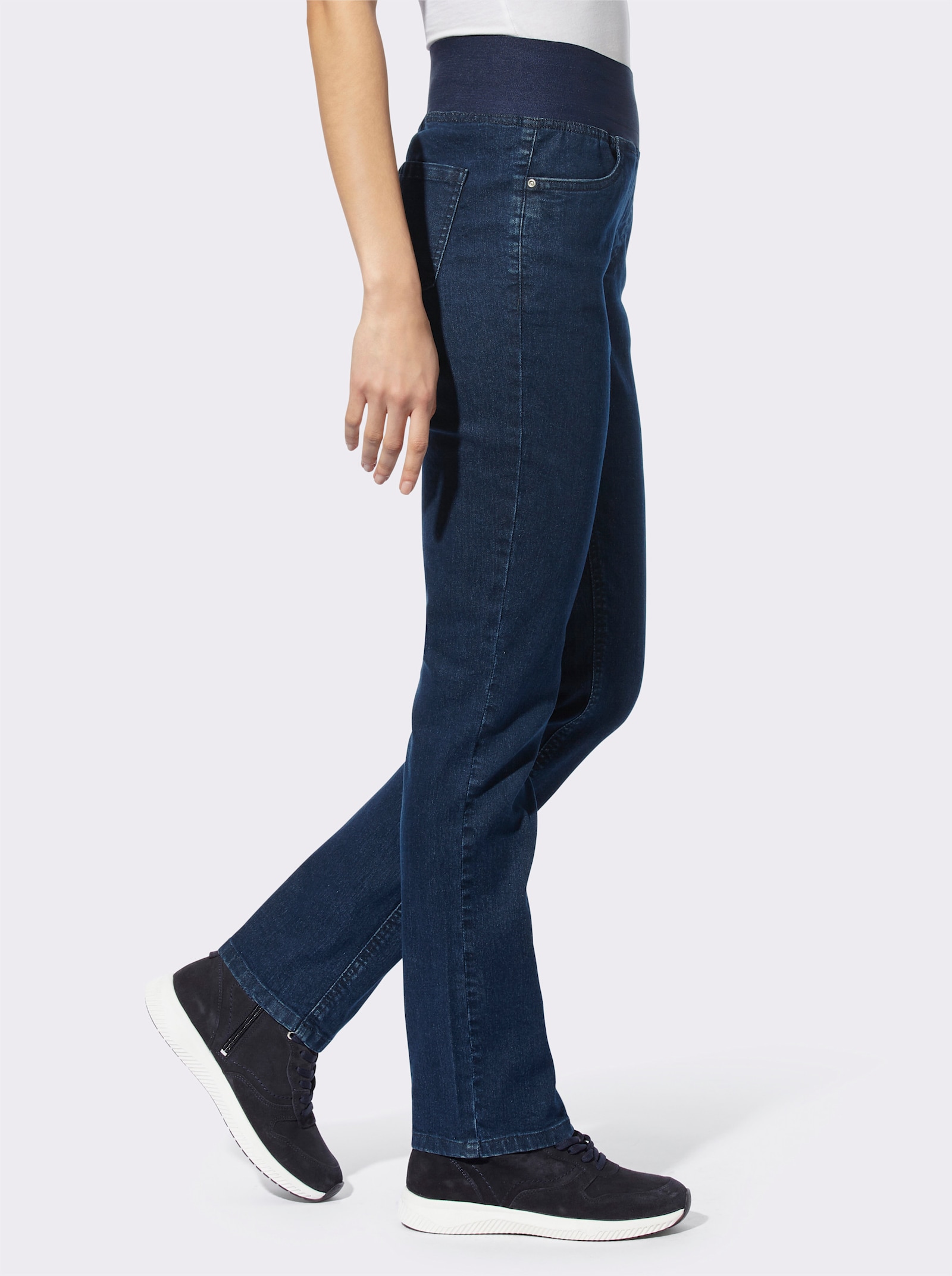 heine Comfortjeans met rechte pijpen - dark-blue