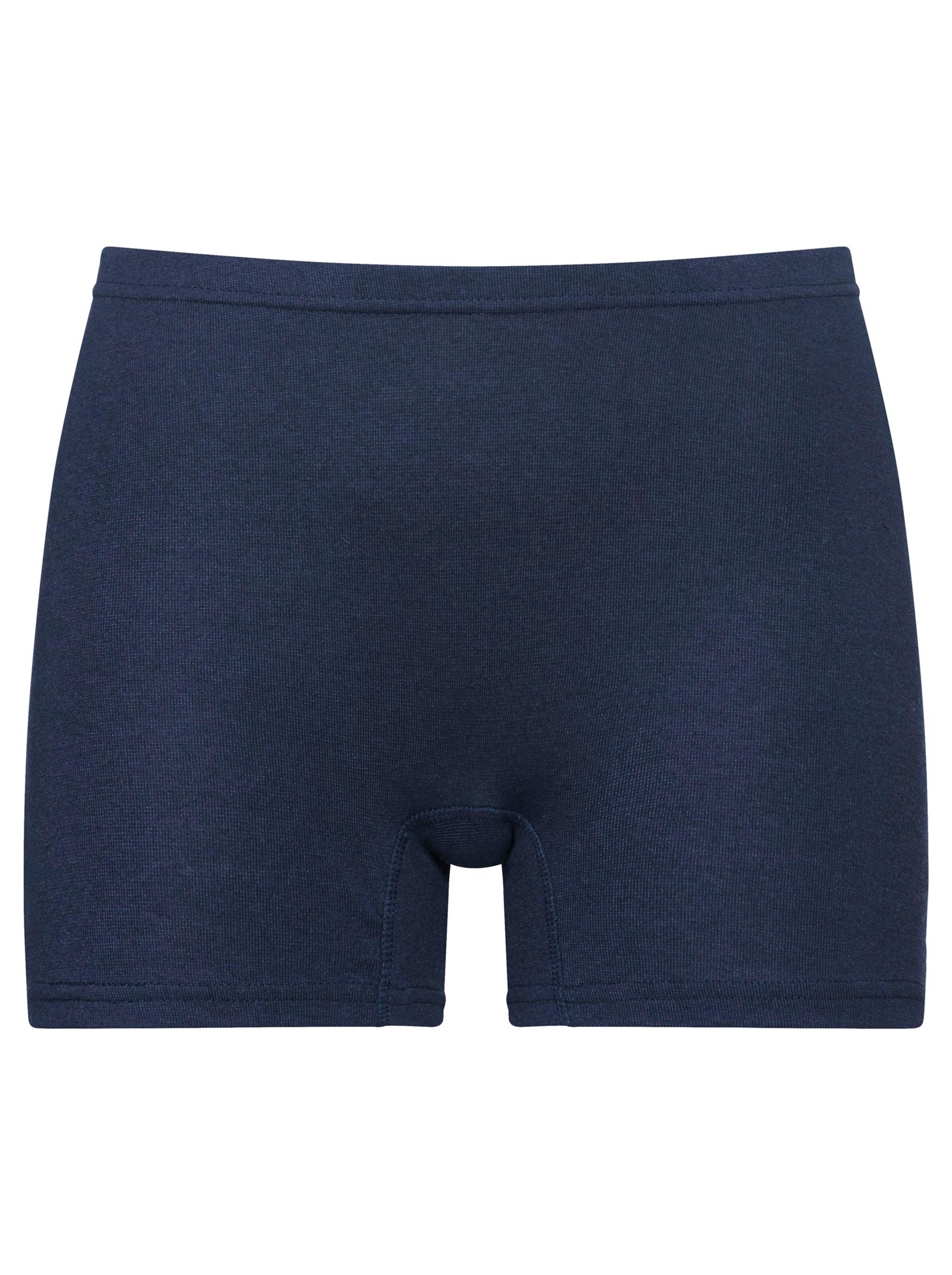 wäschepur Panty - 2x grau-meliert + 2x marine