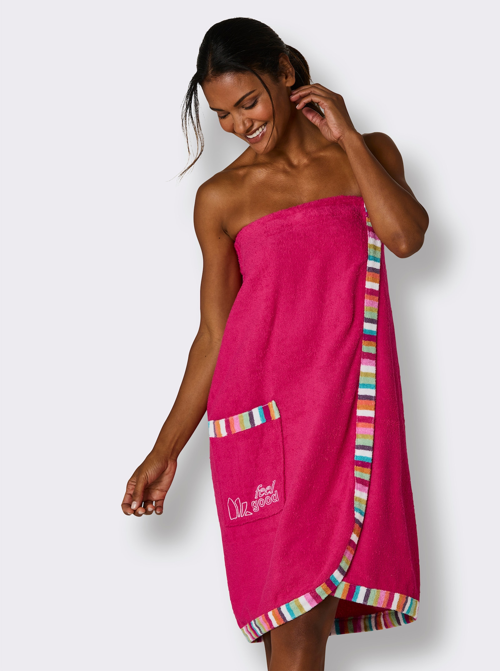 Serviette de sauna - fuchsia