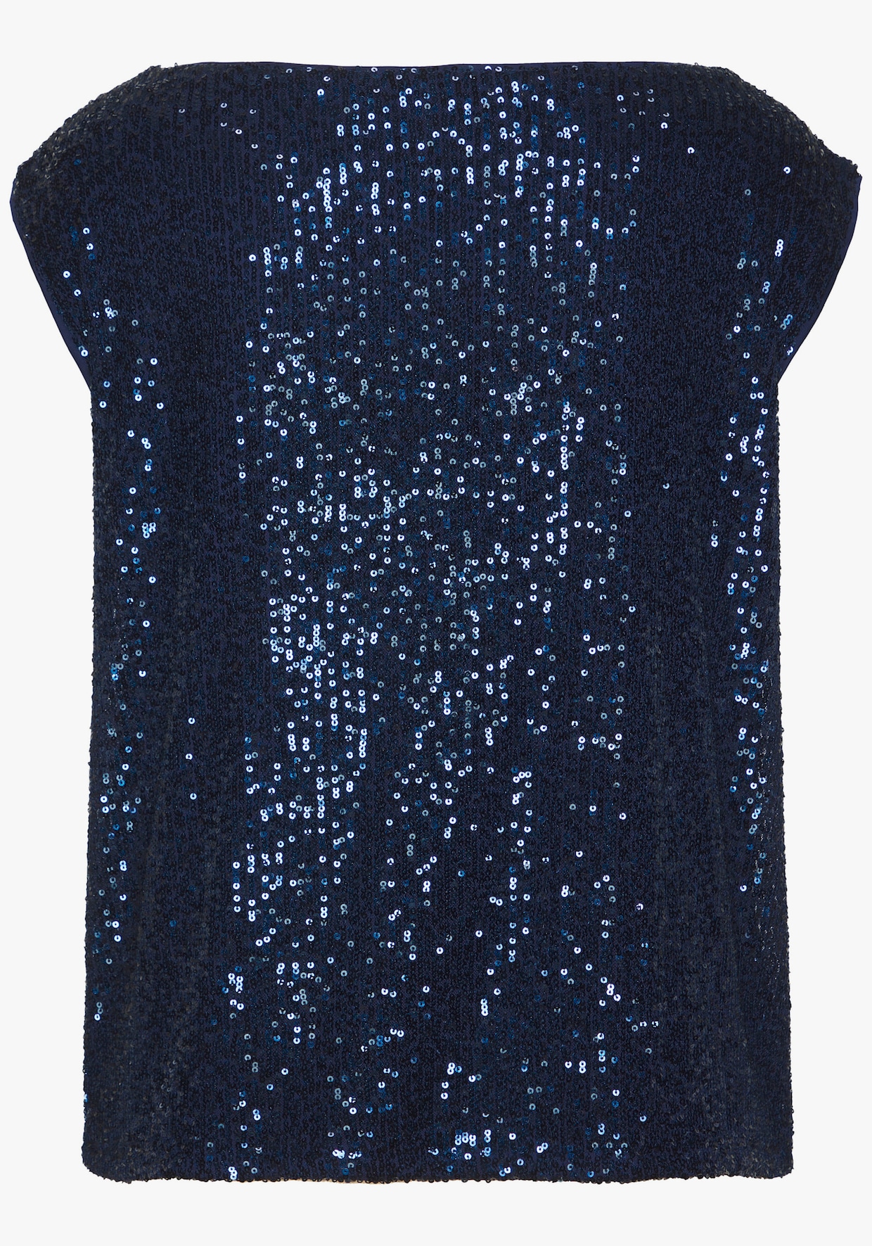 LASCANA Paillettenshirt - dunkelblau